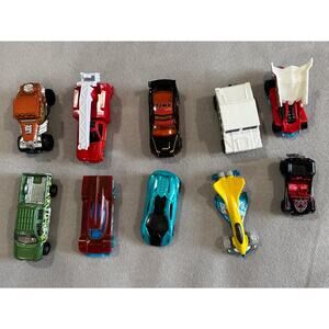 Lot Of 10 Hot Wheels Die Cast Fast Lane Mix & More Cars Toy Cars Vehicles